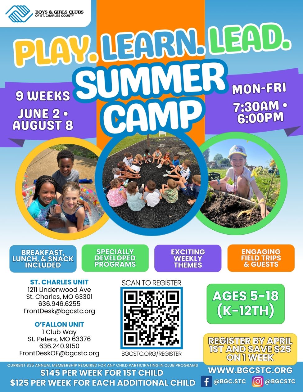 2025 Summer Camp Flyer